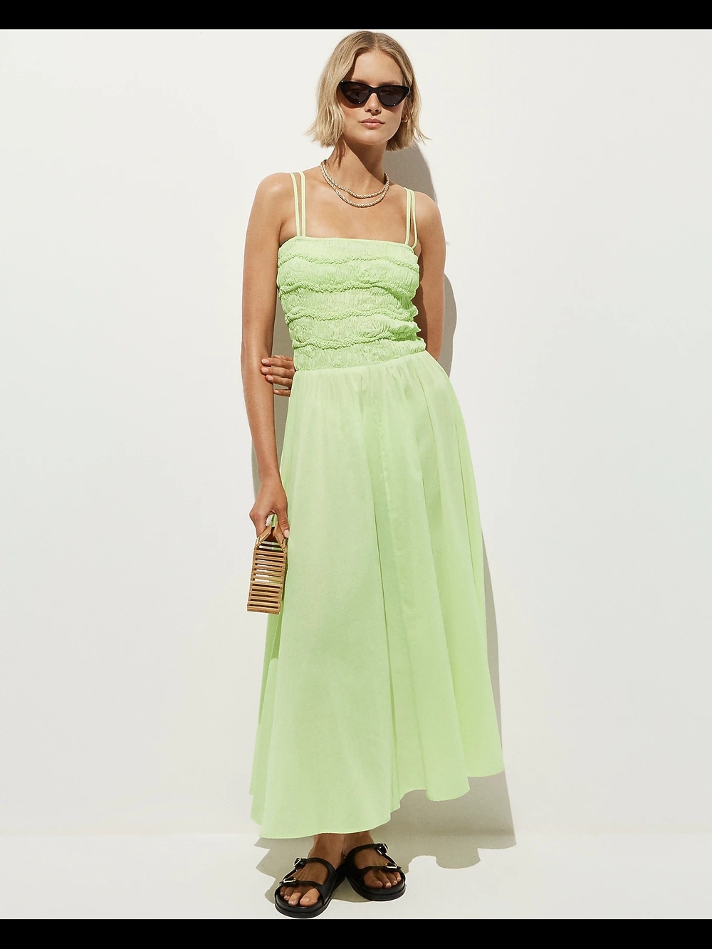 NWT J Crew Wave Maxi dress In Cotton Voile - S